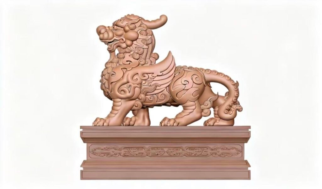Professional 3D modeling and design for Custom Stone Carving projects by HuaFa Stone.